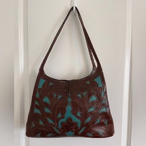 Leaders in Leather shoulder bag.